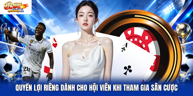 Quyền lợi riêng dành cho hội viên khi tham gia sân cược